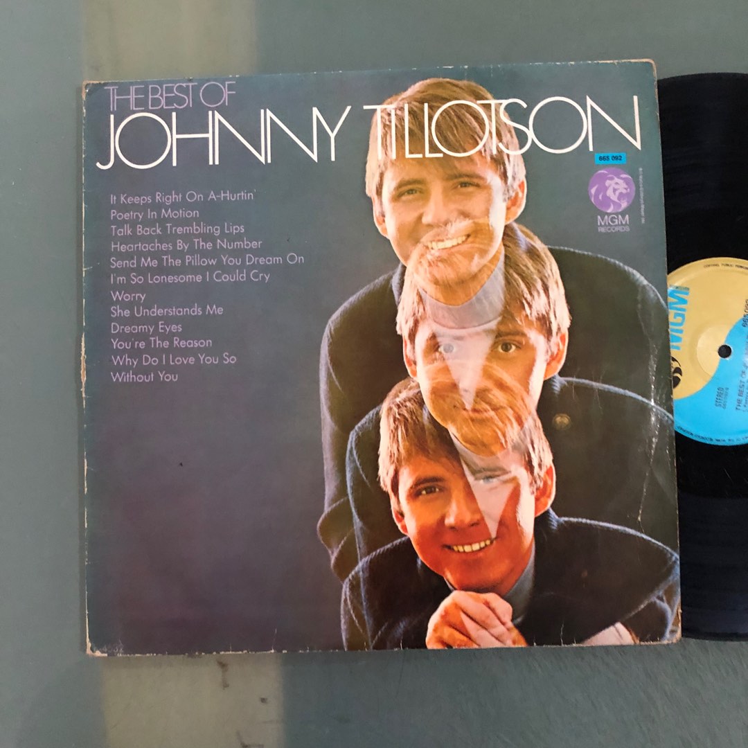 Lp Johnny Tillotson (Best of), Hobbies & Toys, Music & Media, Vinyls