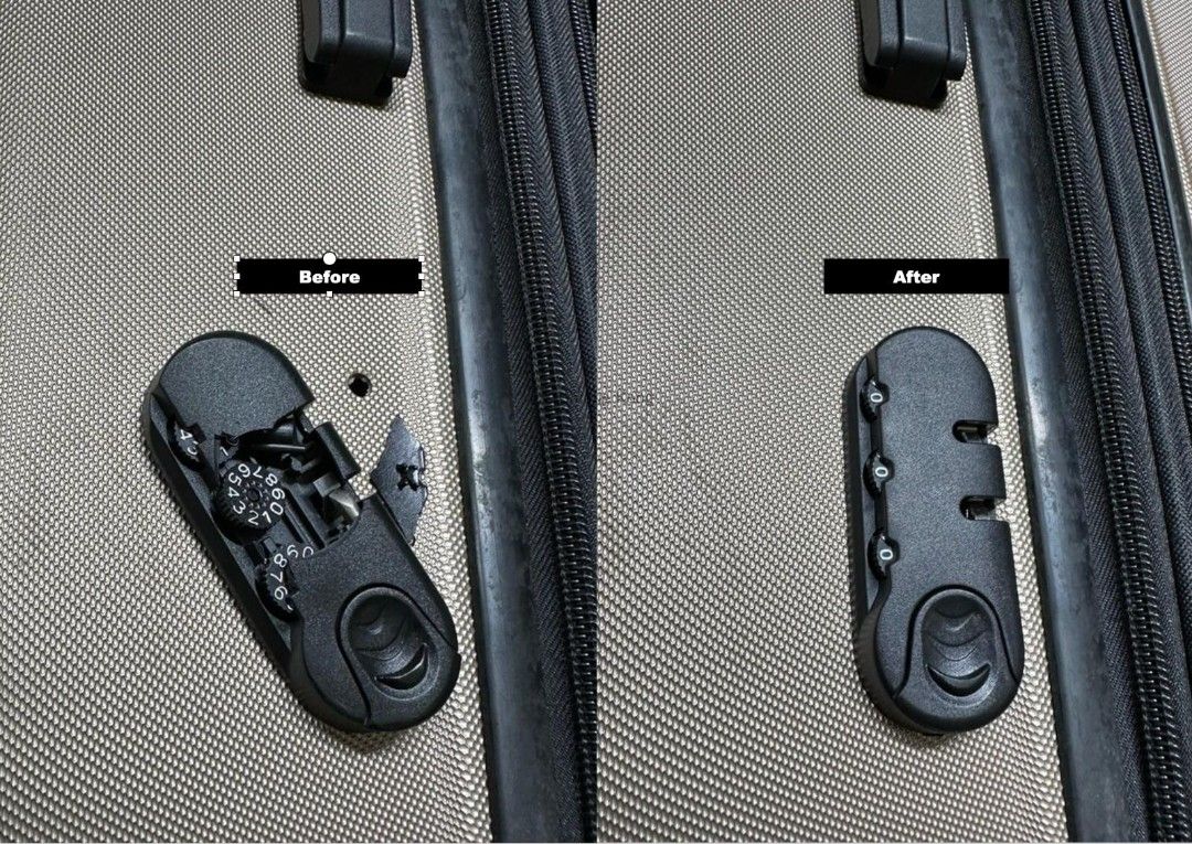 Luggage lock sales repair near me