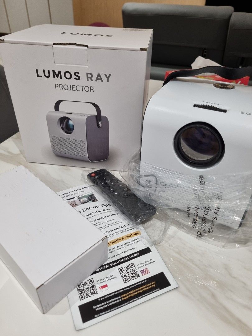 Lumos ray projector(smart) with netflix and YouTube, TV & Home