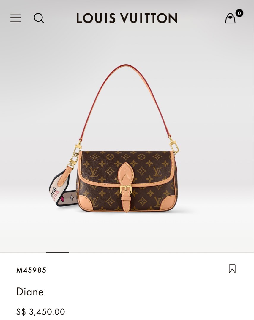 Louis Vuitton Louis Vuitton DIANE  Louis vuitton, Pink bag, Shoulder  handbags