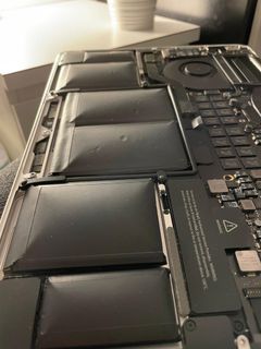 (至貴司協助所有的Macbook Pro&Air進行老電池更換)電池舊換新專案(大台北_解決膨脹&掉電問題_一台也服務)
