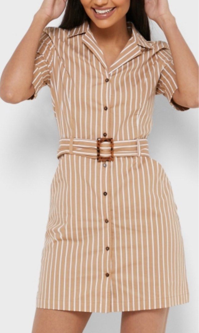 mango short belted dress Short belted dress