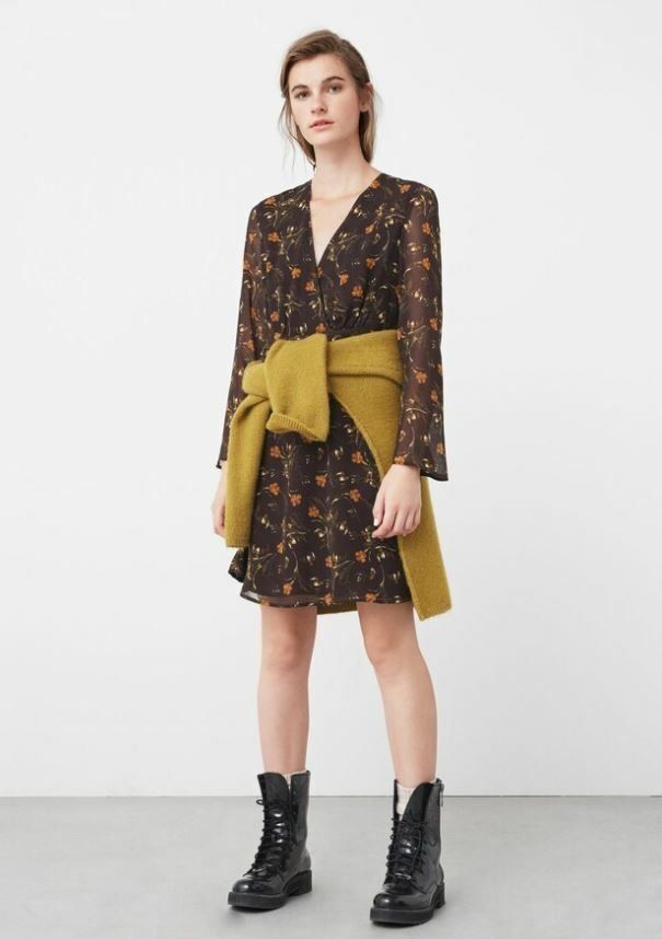 espresso brown formal dress Dalia Linen Beading Detail Dress -Espresso Brown – ADEA main image 1