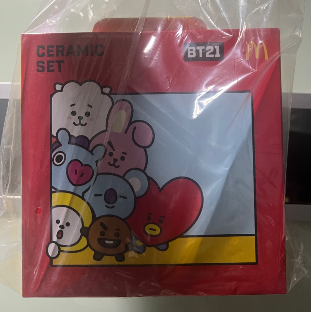 McDonald's BTS Ceramic Set, Furniture & Home Living, Kitchenware