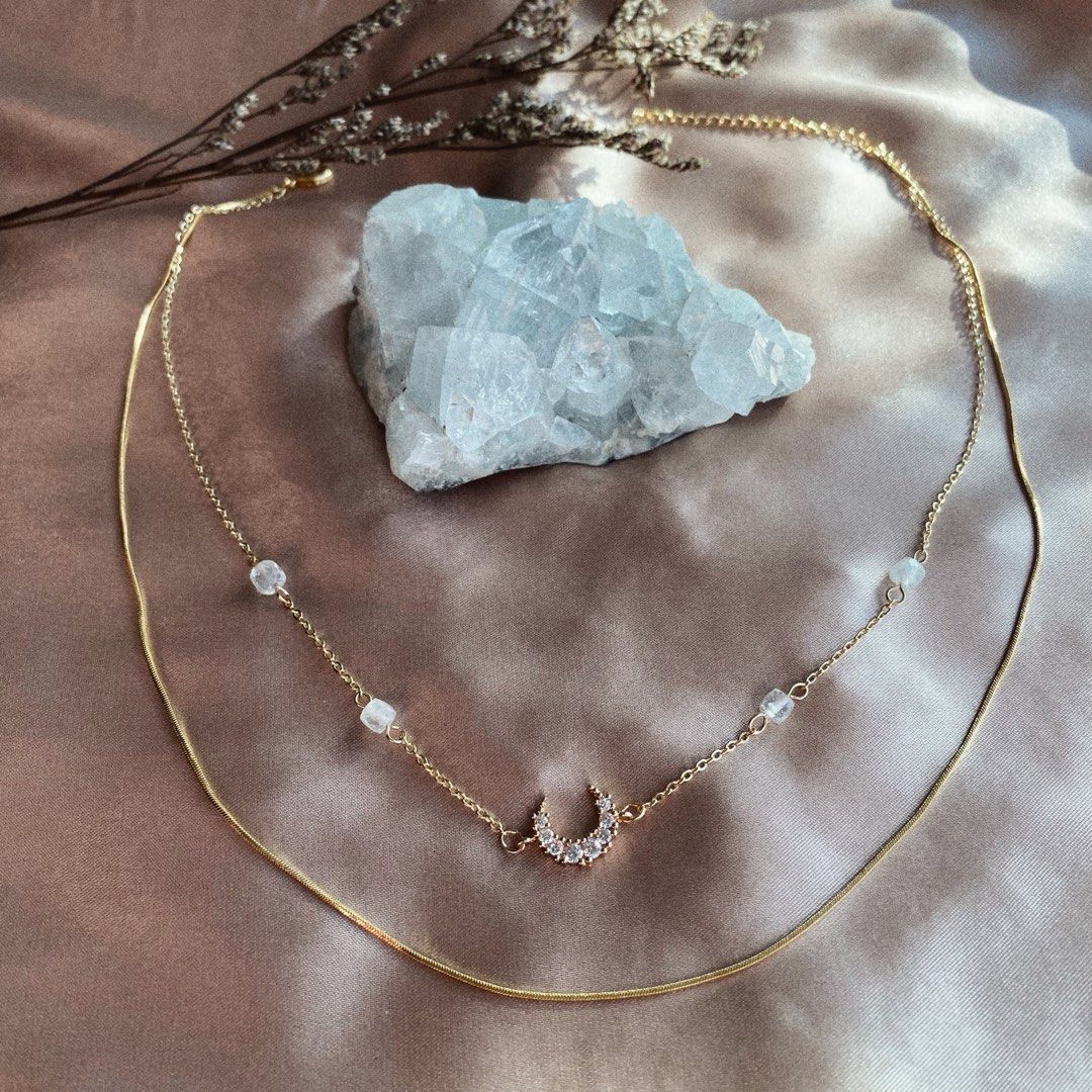 Double necklace clearance