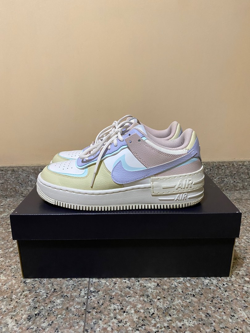 womens nike air force 1 shadow pastel ghost vandalized sage