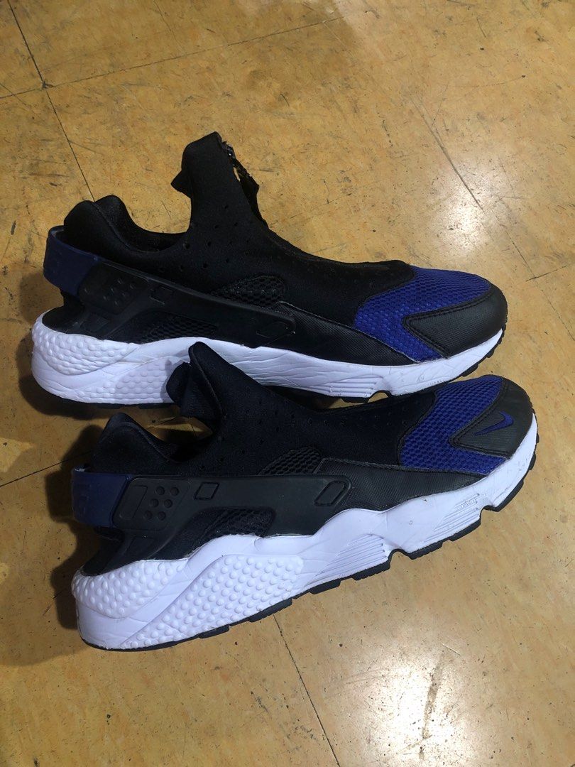 Nike huarache hot sale zip black