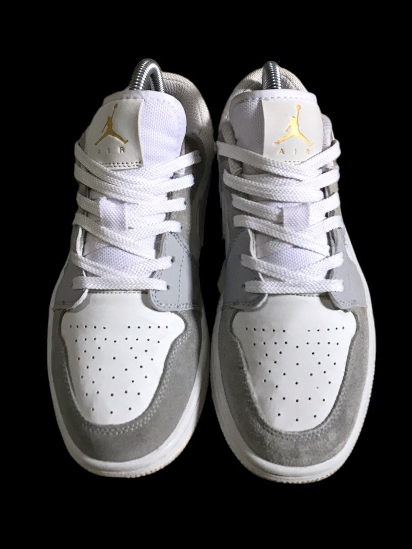 air jordan 1 low white grey