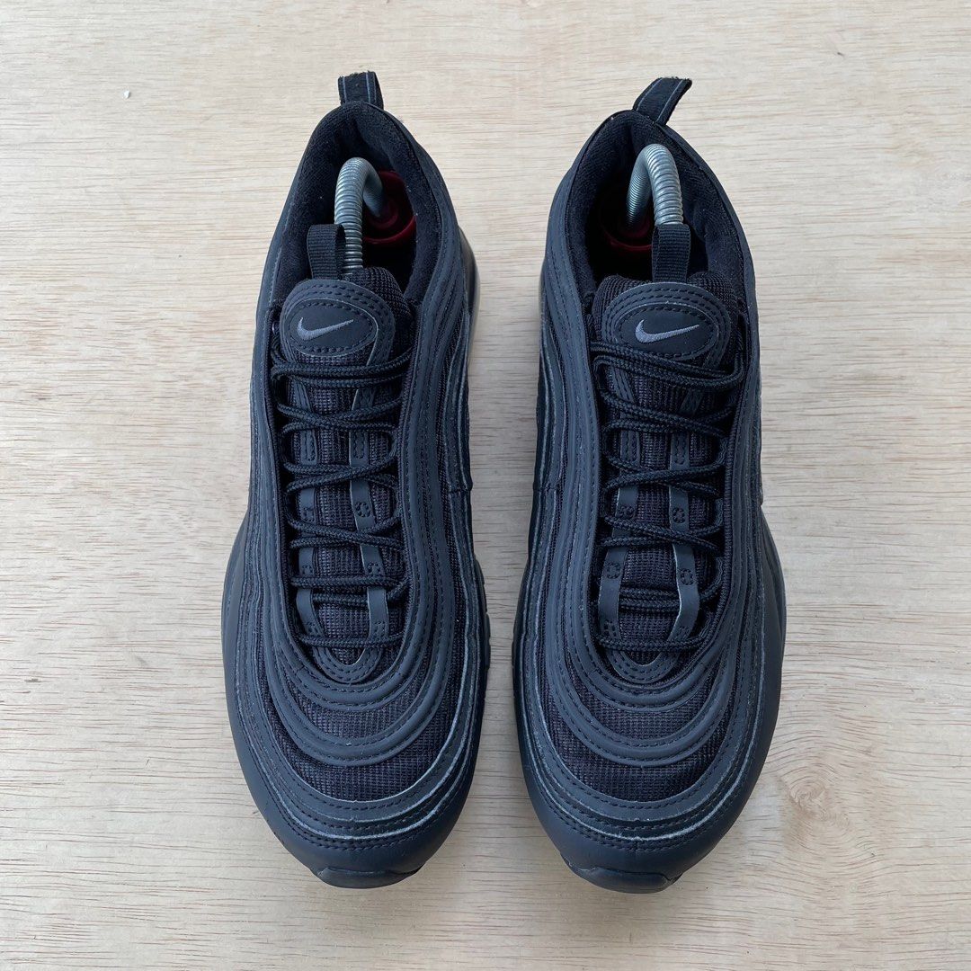 Nike Air Max 97 Triple Black 8.5UK RM12O Men s Fashion