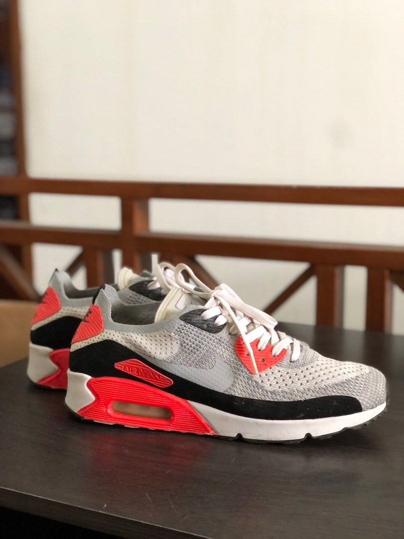 Nike airmax 90 flyknit infrared 2.0 Fesyen Pria Sepatu