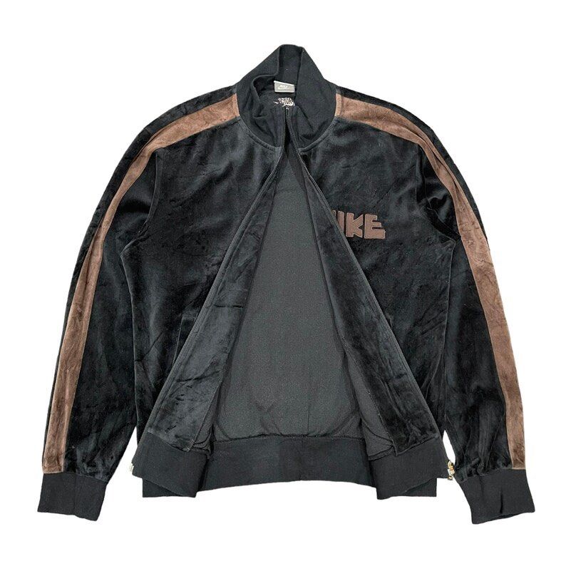 NIKE Block Velvet Zipper Jacket Men s Fashion Coats Jackets and