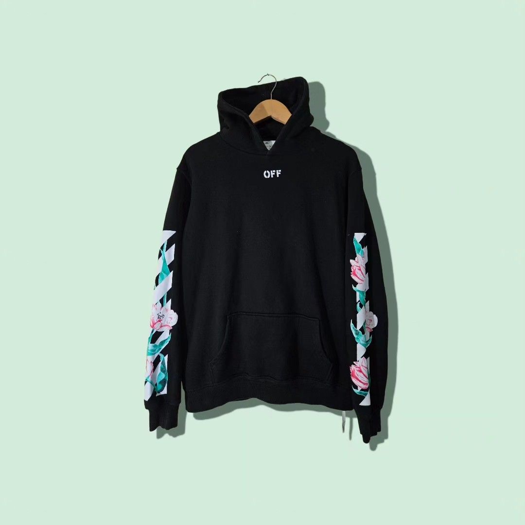 Off white tulips hoodie hotsell
