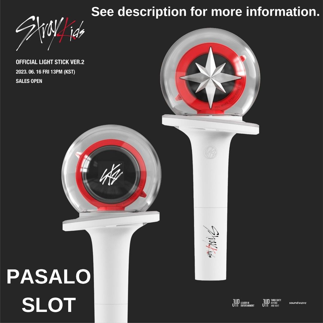 OFFICIAL SKZ LIGHTSTICK V2 STRAY KIDS NACHIMBONG VERSION 2, Hobbies