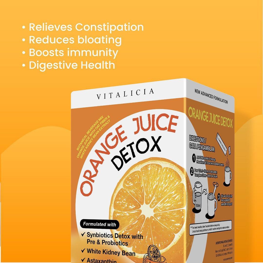ORANGE JUICE DETOX AVENYS, Food & Drinks, Beverages on Carousell