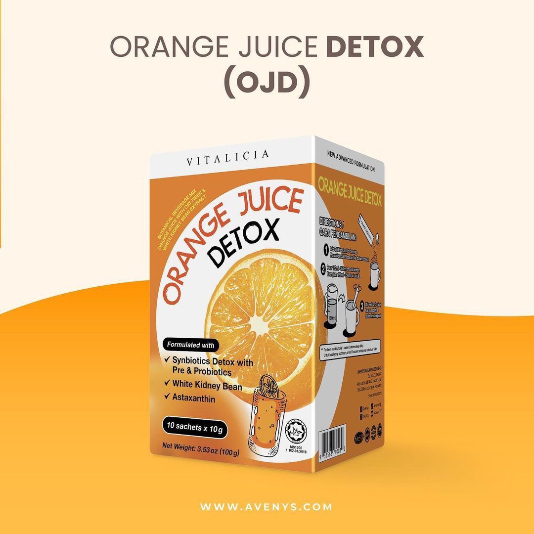 ORANGE JUICE DETOX AVENYS, Food & Drinks, Beverages on Carousell