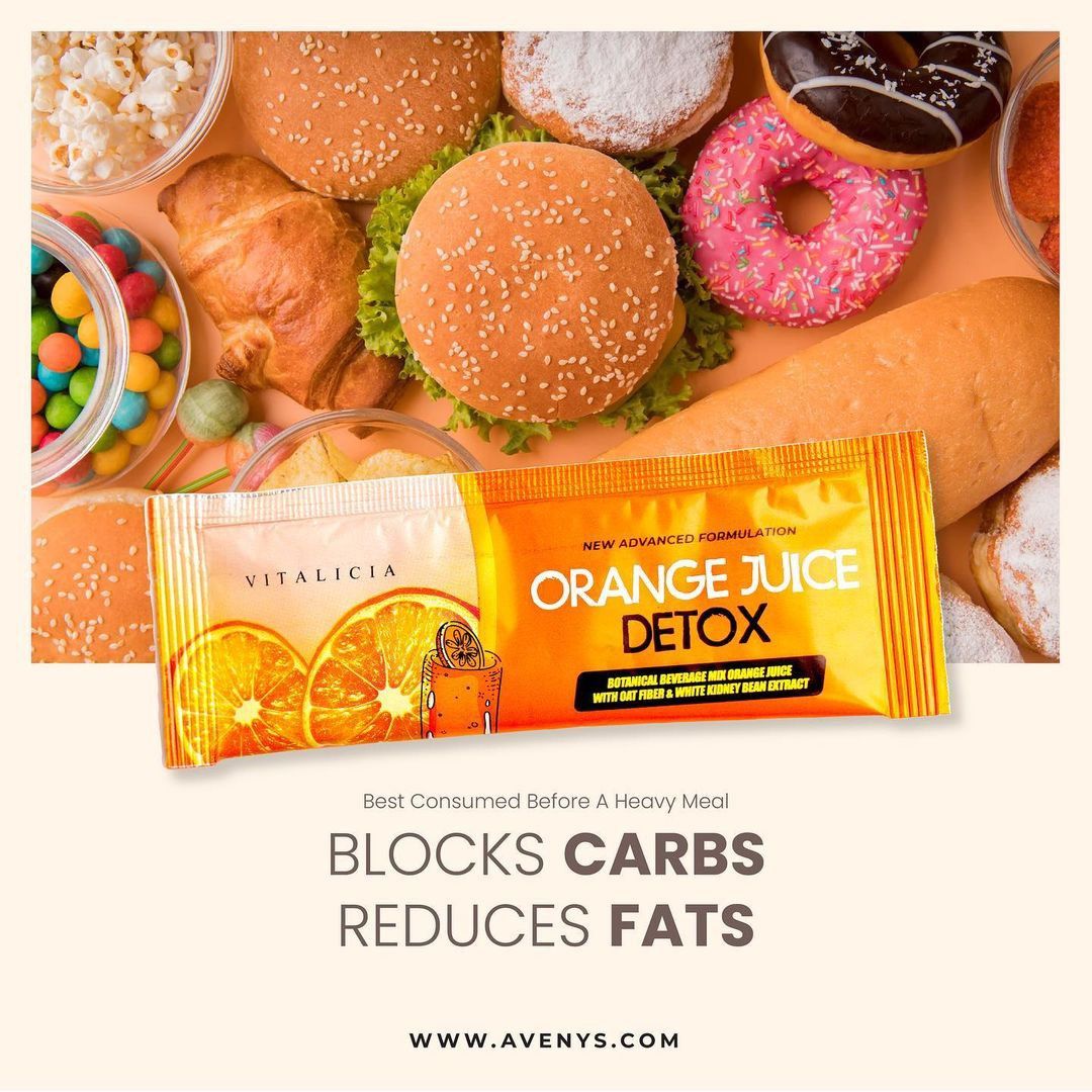 ORANGE JUICE DETOX AVENYS, Food & Drinks, Beverages on Carousell