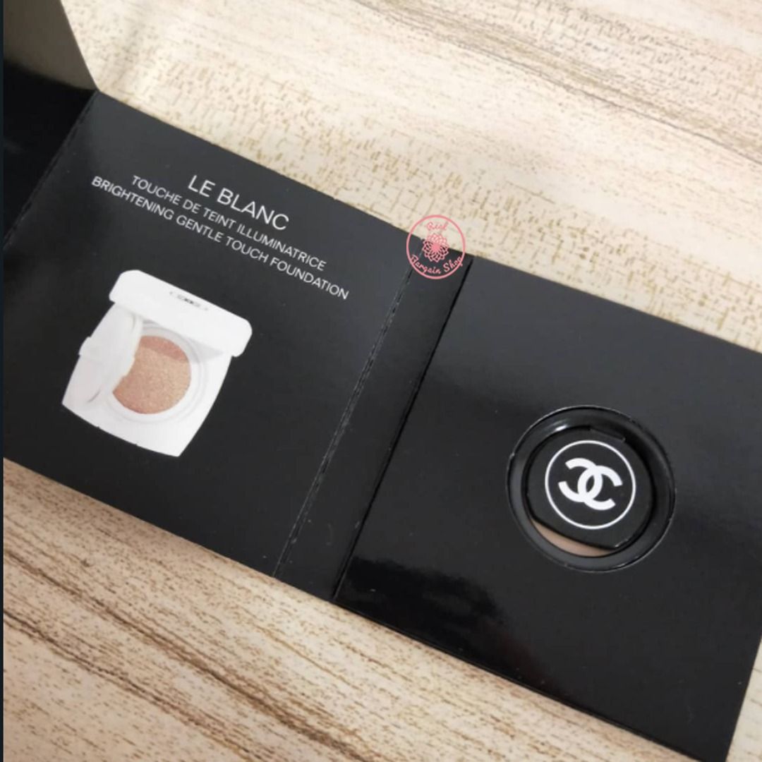 Original] Chanel LE BLANC Brightening Gentle Touch Foundation SPF30/PA+++ #N'20  BEIGE 3ml, Beauty & Personal Care, Face, Makeup on Carousell