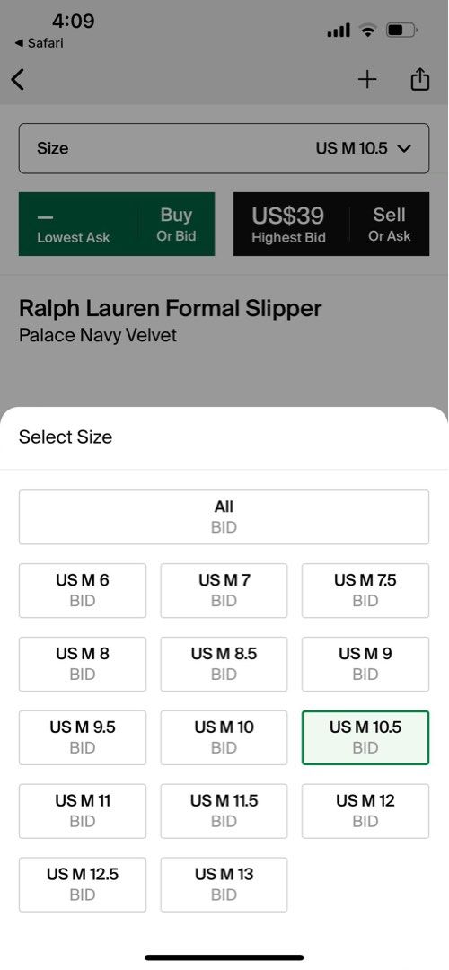 Palace ralph lauren formal slipper sales