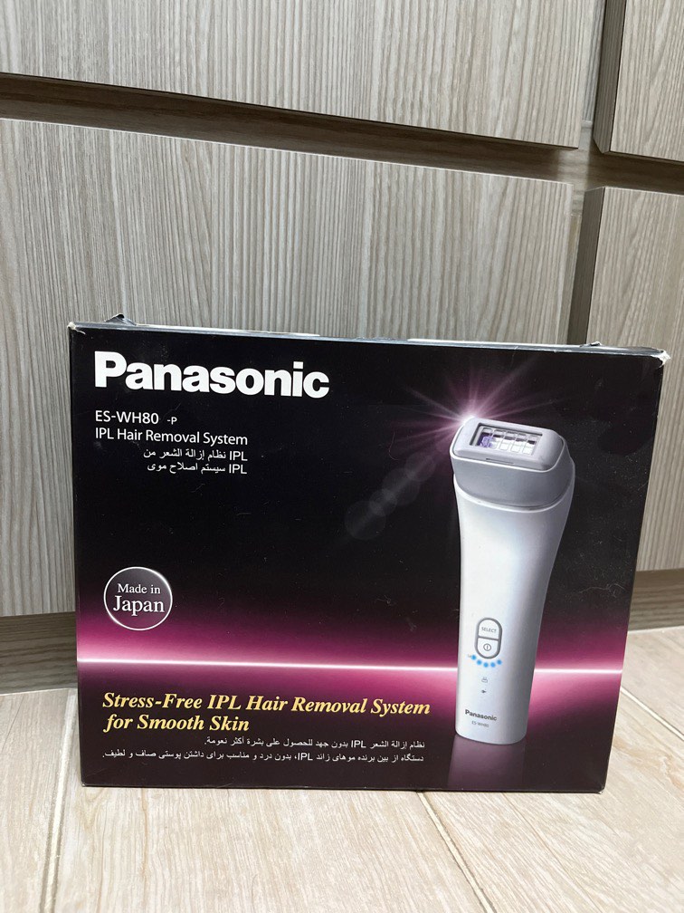 Panasonic 脫毛機樂聲ES-WH80 無線彩光脫毛器香港行貨, 美容 