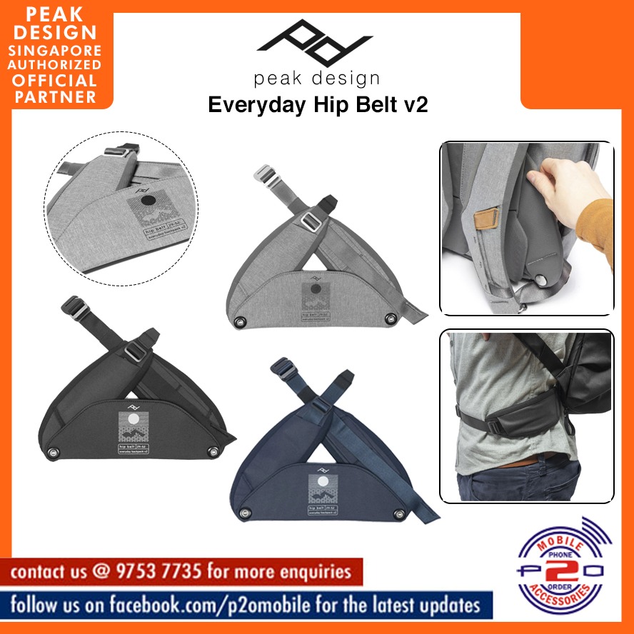 Peak Design Everyday Hip Belt v2, Men's Fashion, Bags, Belt bags