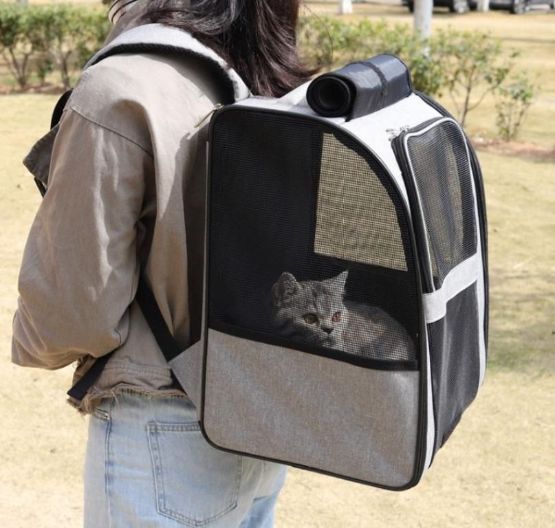 Pet Backpack Cat Carrier Breathable Huge Extra Large Travel Bag