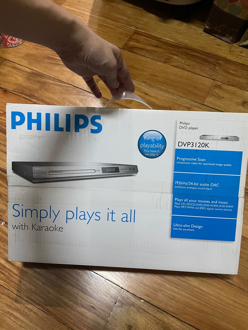 Philips DVD Player with Karaoke DVP 3120k/98 on Carousell