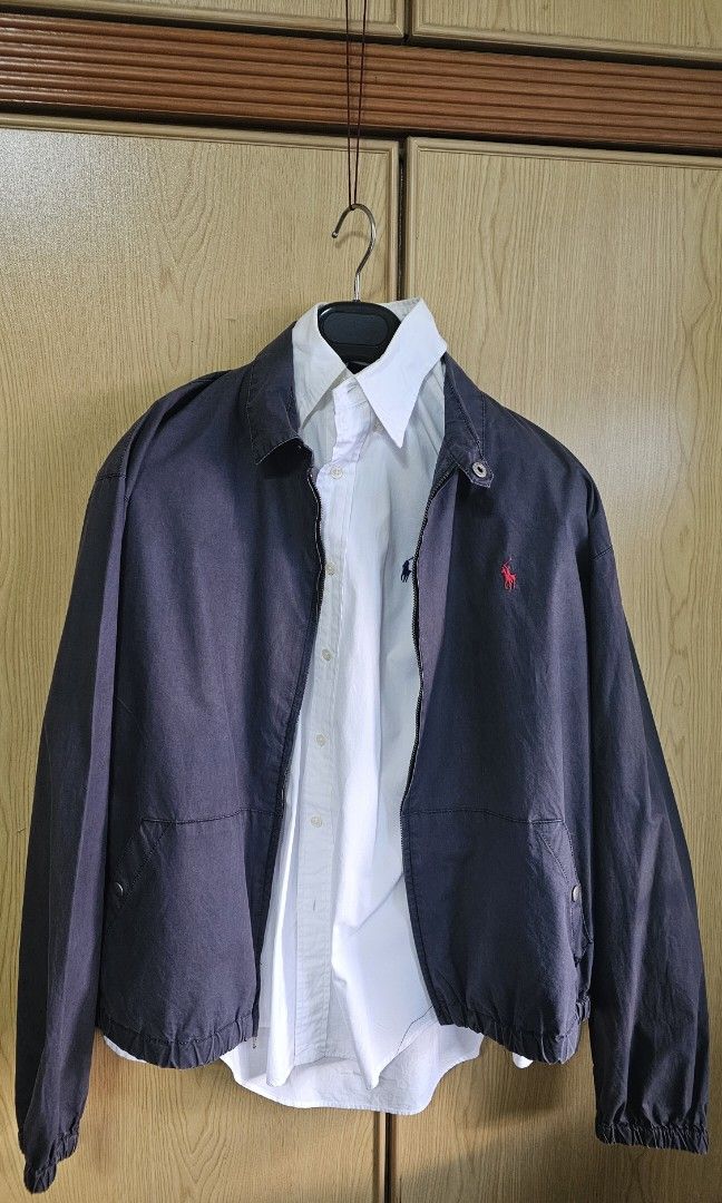 Ralph lauren black windbreaker store