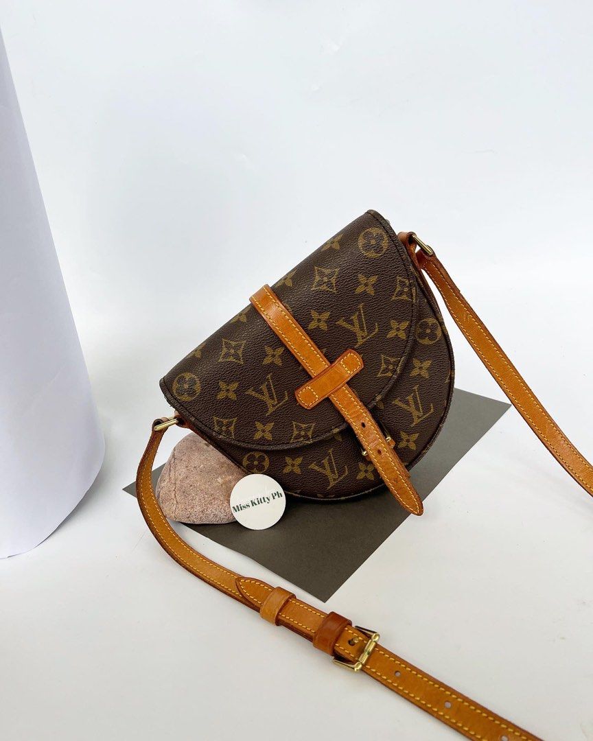 Chantilly PM Brown Monogram Canvas Leather (Authentic Pre-Owned)