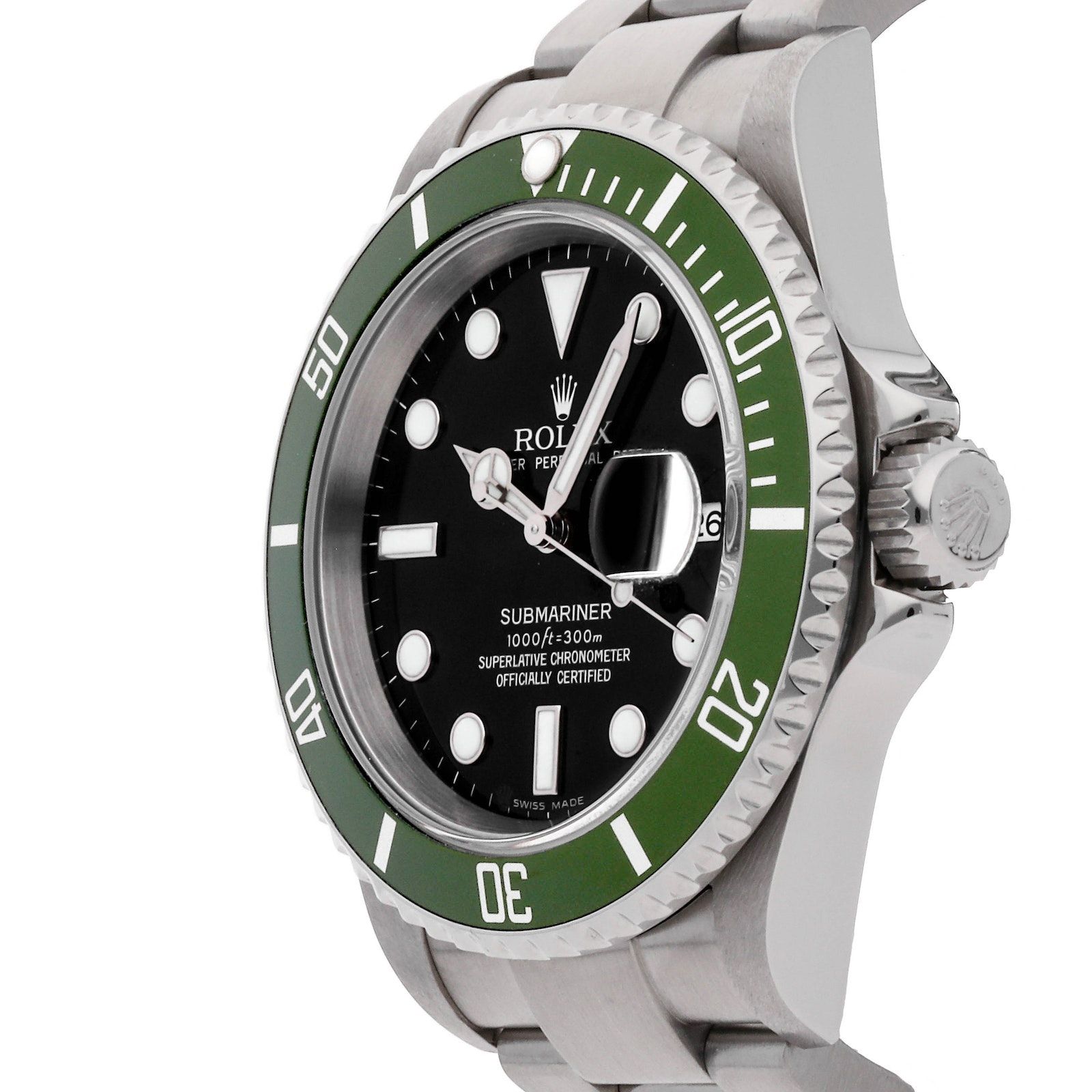 Pre-Owned Rolex Submariner Kermit 16610LV