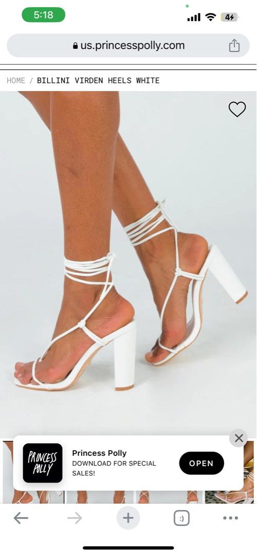 White ribbon lace new arrivals up heels