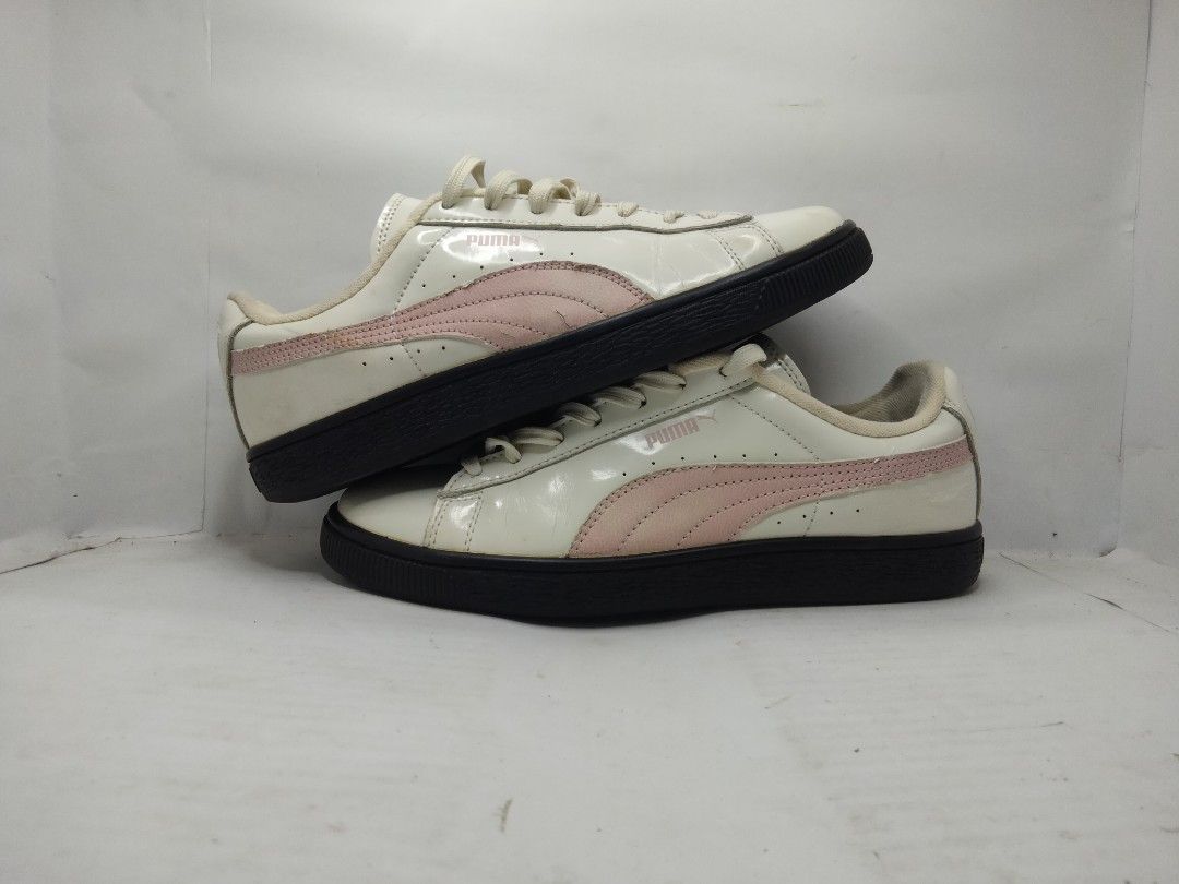 Puma basket on sale valentine hers