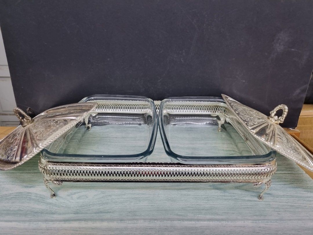 Queen Anne Double Casserole W Lid, Furniture & Home Living, Kitchenware