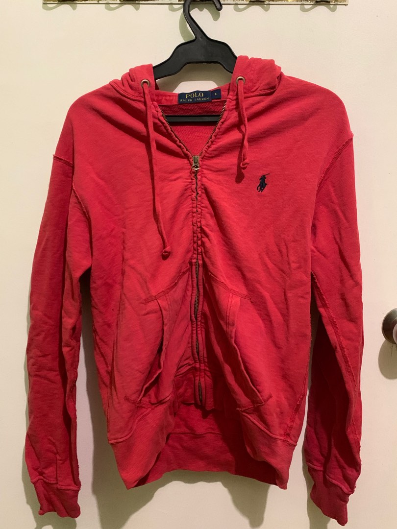 Ralph Lauren Red Jacket with Hood, Women's Fashion, Coats, Jackets and ...