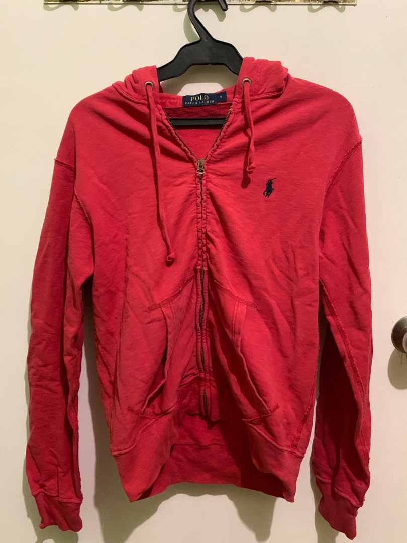 Red polo jacket women clearance