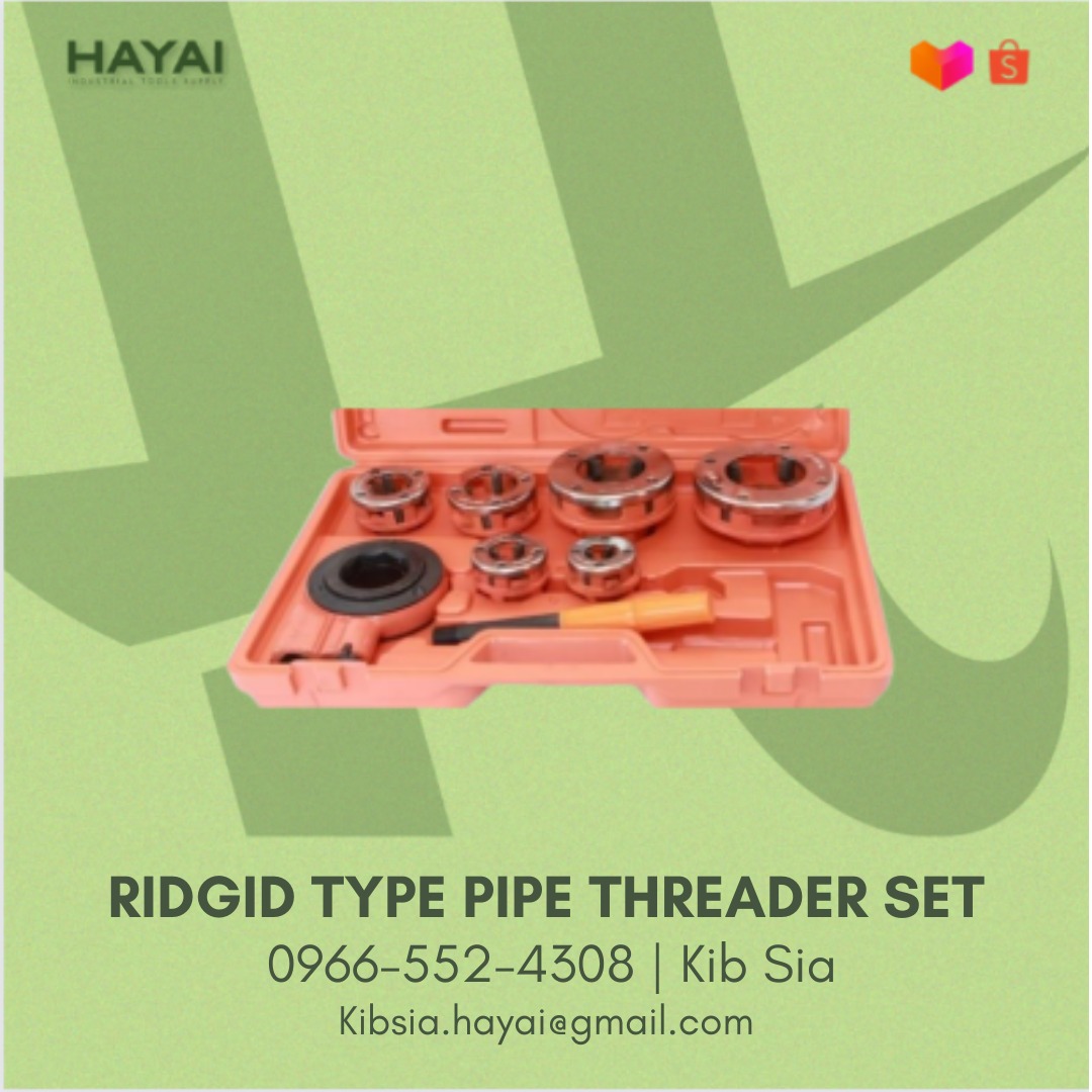 Ridgid Type Pipe Threader Set on Carousell