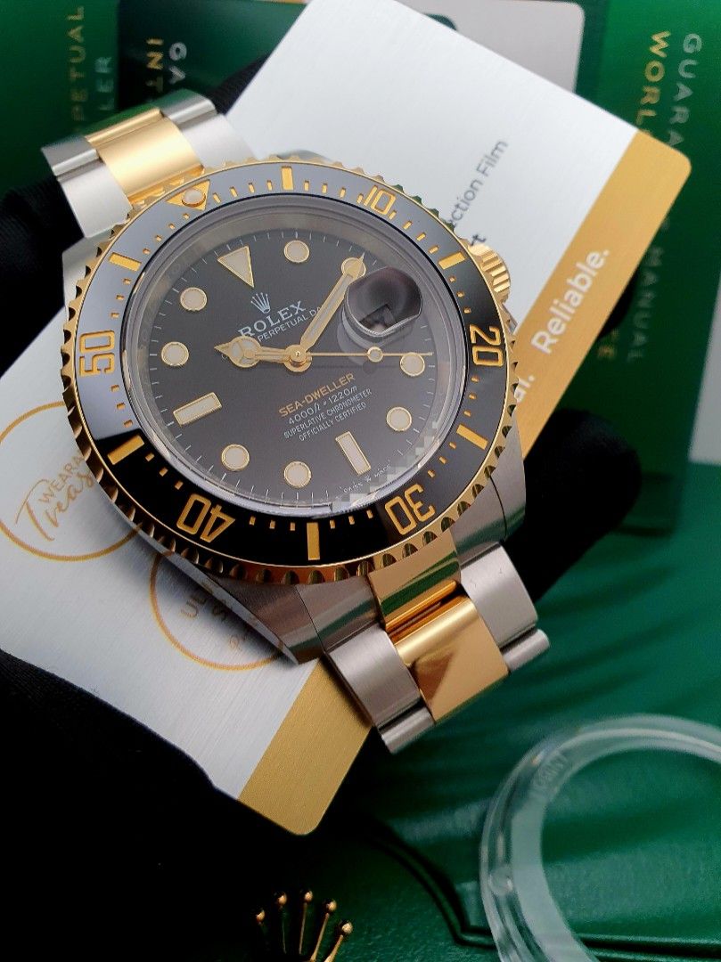 Rolex deepsea two tone sale