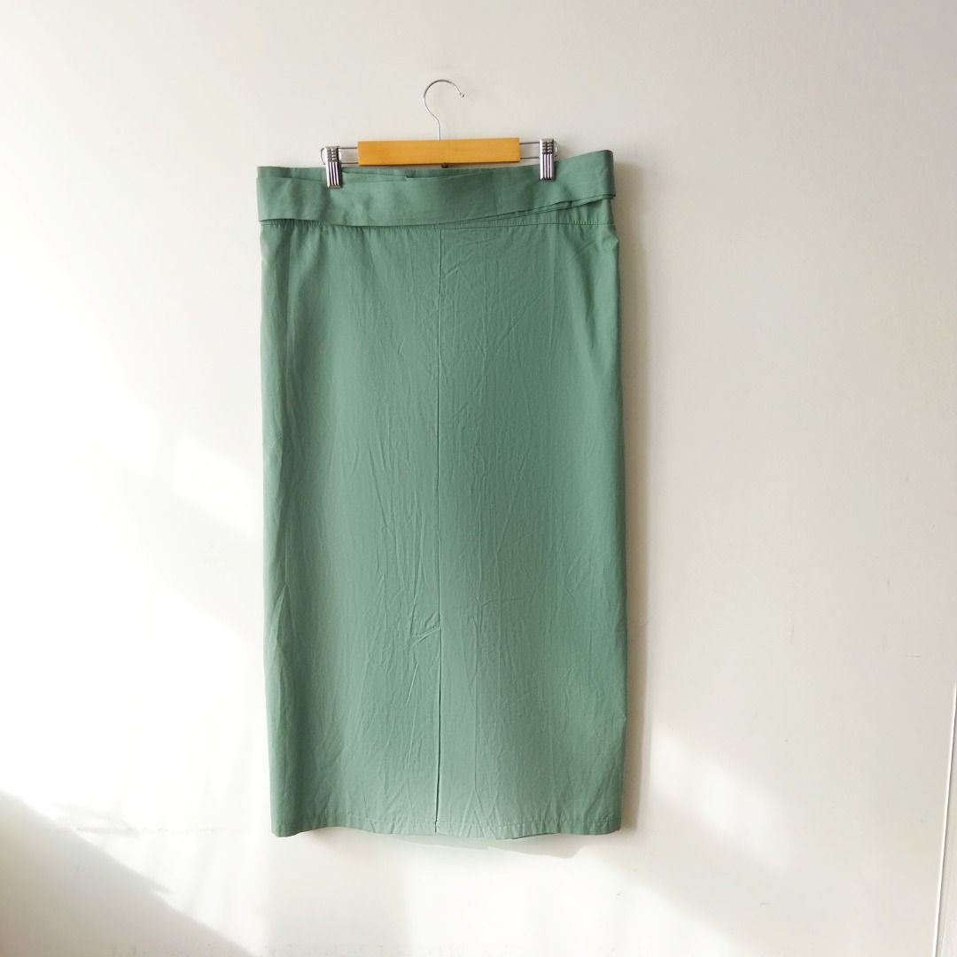 AESA WRAP SKIRT SET - SAGE main image 1