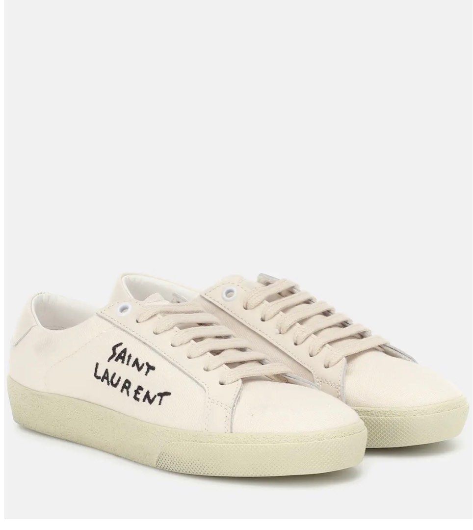 Ysl on sale canvas shoes