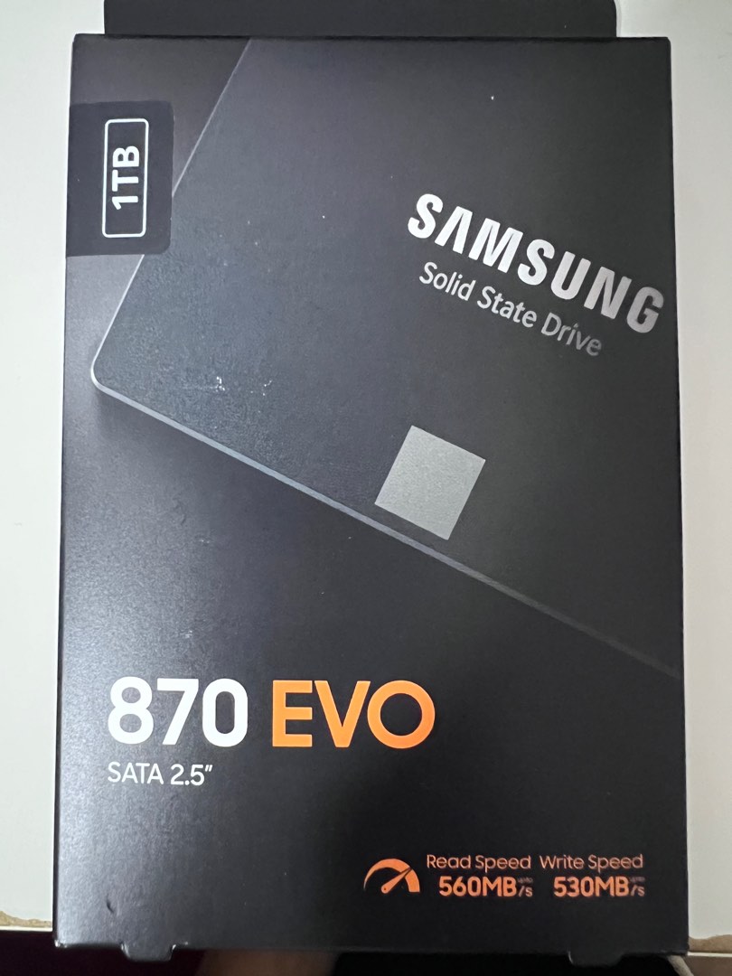 Samsung 870 Evo 1TB 2.5inch SSD, Computers & Tech, Parts & Accessories ...