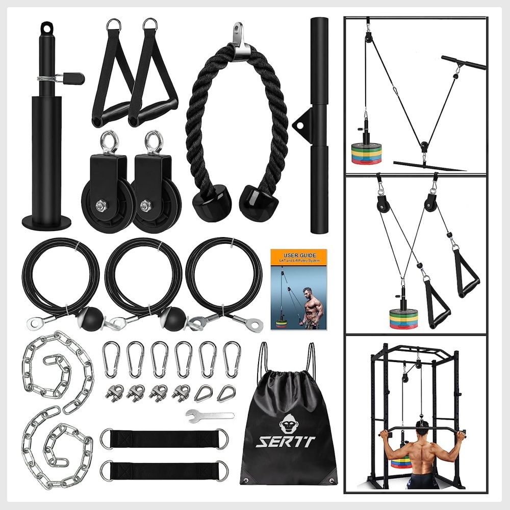 Pulley system exercise equipment store