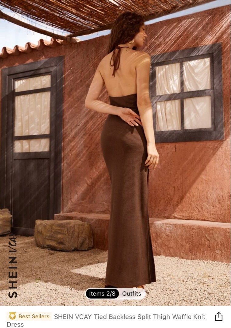 shein maxi dress, Women's Fashion, Dresses & Sets, Dresses on Carousell