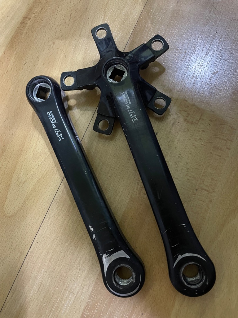 Shimano deore hot sale square taper crankset