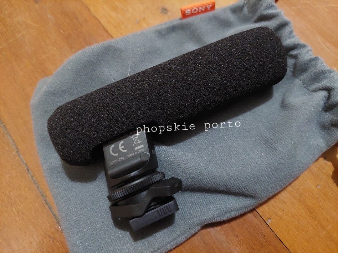 Sony Zoom microphone for mirrorless full frame or crop sensor camera