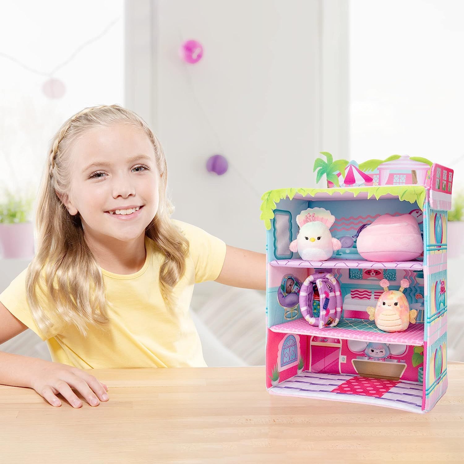 Squishville by Original Squishmallows Blue Seas Inn Includes Two 2