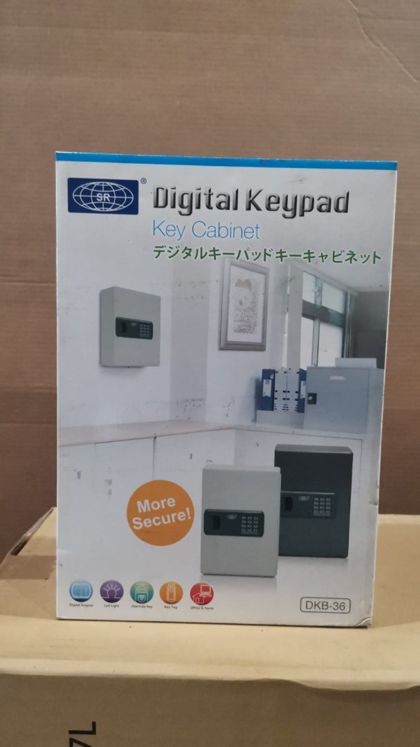 SR Digital Key Box for 36 Keys DKB36, Furniture & Home Living, Security & Locks, Safe on Carousell