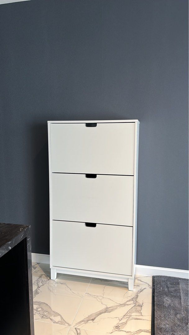 Ställ shoe cabinet with 3 compartments hot sale