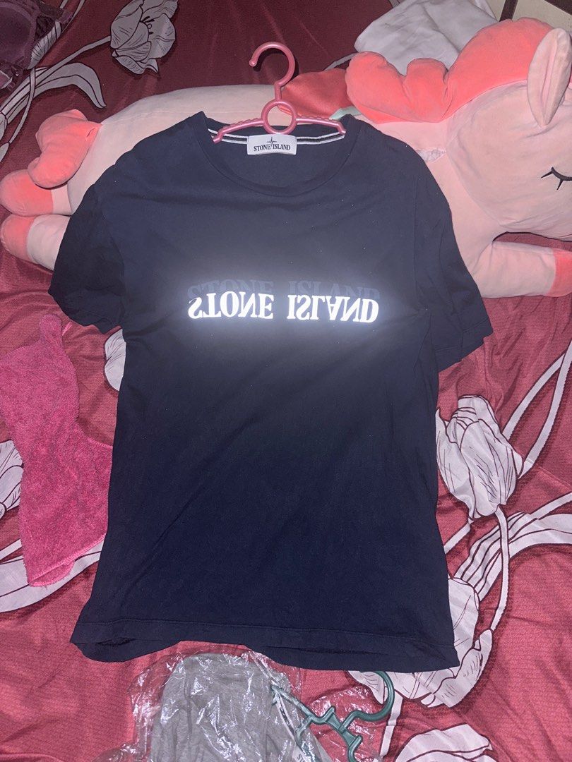 Stone island reflective tee hot sale
