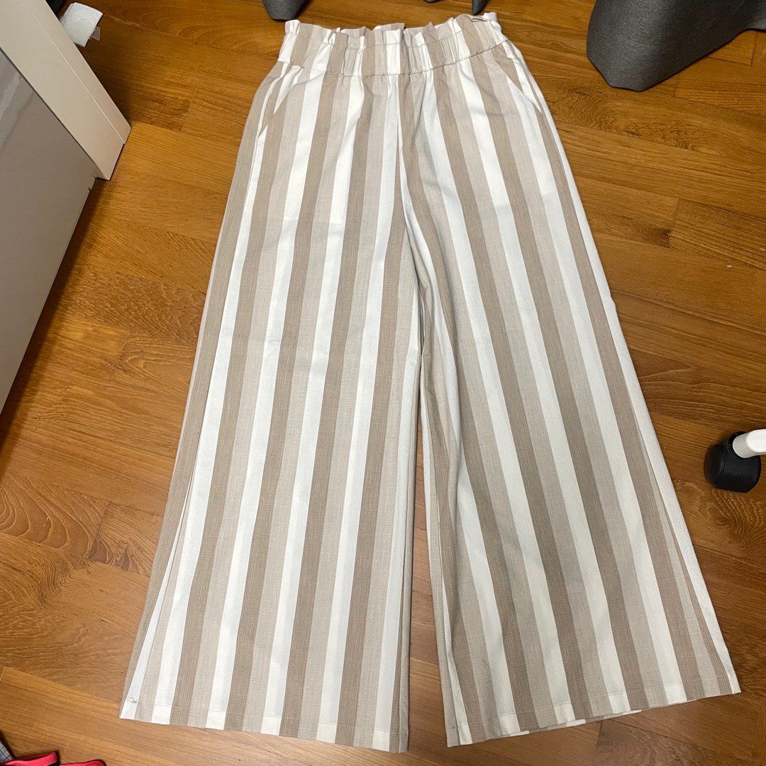 Striped flowy pants Women s Fashion Bottoms Other Bottoms on