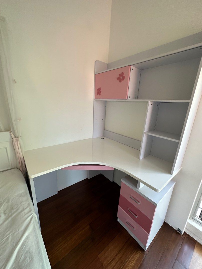 Study Table (Category: Tables & Sets) located in Singapore. Submitted by dcsc10 (Listing ID 1238920445, Image 1). Description: Princess table. Good quality. Heavy set. Barely used. Original set $2k plus. .