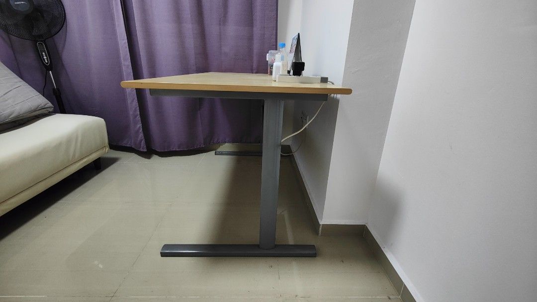 Study Table (Category: Tables & Sets) located in Singapore. Submitted by royalphoenix_8213ba (Listing ID 1238944250, Image 2). Description: Working desk Height 740mm x 1390mm Depth 730mm everything is packed nicely collect & Go.